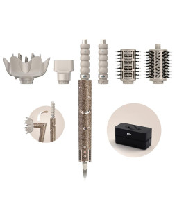 Juuste kujundamise seade shark flexstyle 5-in-1, kuldne teemant