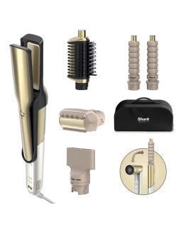 Juuste kujundamise seade shark glam straight,wavy,curly, kuld