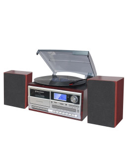 Retro muusikakeskus roadstar, cd/vinüül, kassett, brown Retro muusikakeskus roadstar, cd/vinüül, kassett, brown