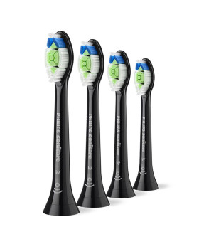 Hambaharja otsik 4tk, philips dc, must