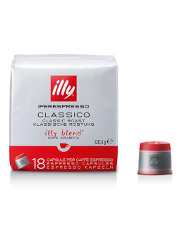 Kohvikapslid illy, espresso, 18tk punane