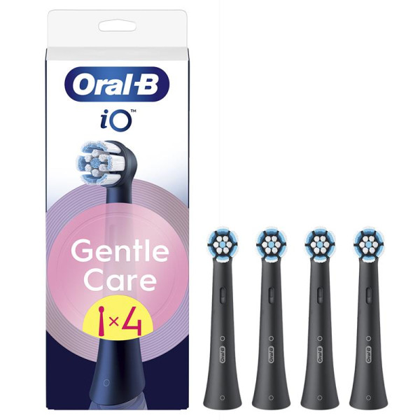 Lisaharjad braun io gentle care black 4tk