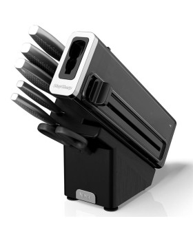 Nugade komp.ninja staysharp stainless 6tk+puidust hoidja, must