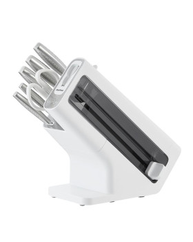 Nugade komp.ninja staysharp stainless 6tk+puidust hoidja, valge Nugade komp.ninja staysharp stainless 6tk+puidust hoidja, valge