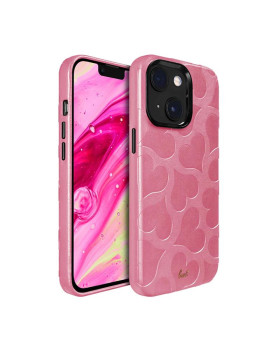 Iphone 14 plus laut motif ümbris, roosa