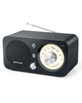 Raadio muse, retro, fm/bt/nfc, must Raadio muse, retro, fm/bt/nfc, must