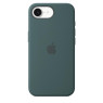 Iphone 16e silicone case, lake green