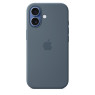 Iphone 17 silicone case with magsafe, anchor blue