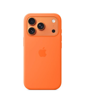 Iphone 17 pro silicone case with magsafe, orange Iphone 17 pro silicone case with magsafe, orange