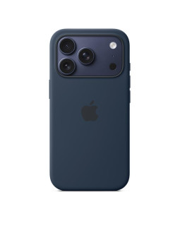 Iphone 17 pro silicone case with magsafe, midnight