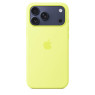 Iphone 17 pro max silicone case with magsafe, neon yellow