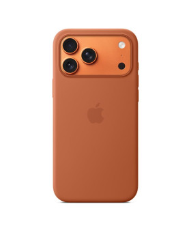 Iphone 17 pro max silicone case with magsafe, terra cotta