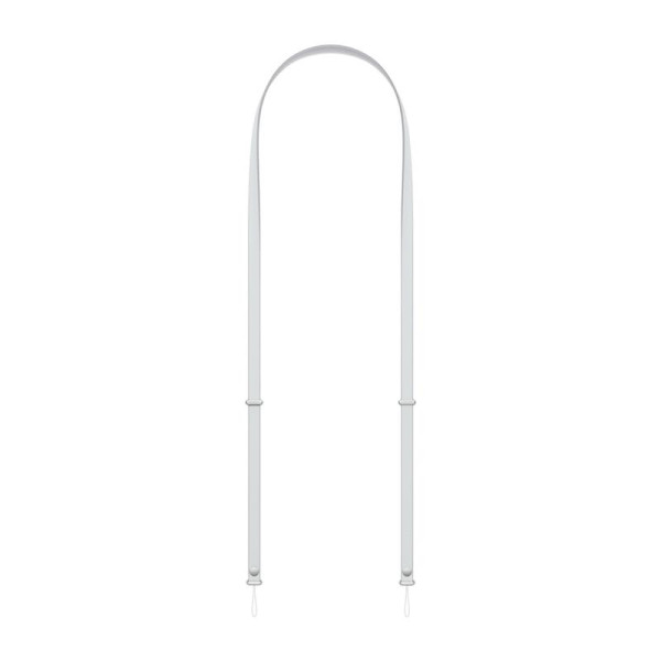 Crossbody strap, light gray