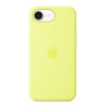 Iphone 16e silicone case, neon yellow