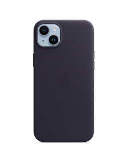 Iphone 14 plus leather case with magsafe - ink