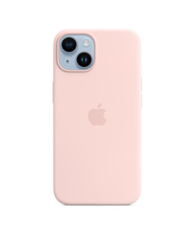 Iphone 14 magsafe silikoonümbris, roosa