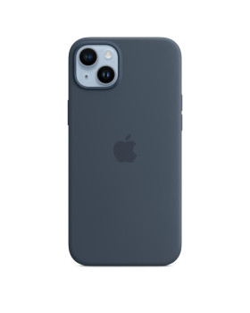 Iphone 14 plus magsafe silikoonümbris, sinine