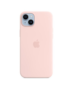 Iphone 14 plus magsafe silikoonümbris, roosa