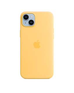 Iphone 14 plus magsafe silikoonümbris, kollane
