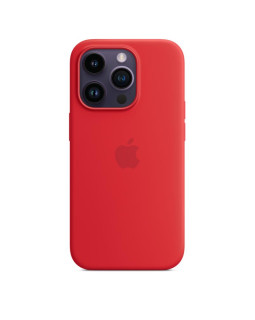 Iphone 14 pro magsafe silikoonümbris, punane