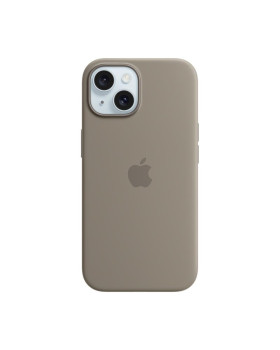 Iphone 15 silicone case with magsafe - clay