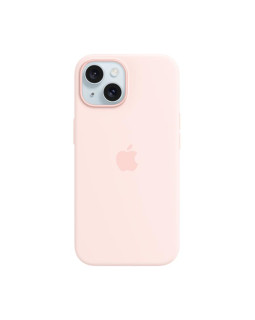 Iphone 15 silicone case with magsafe - light pink