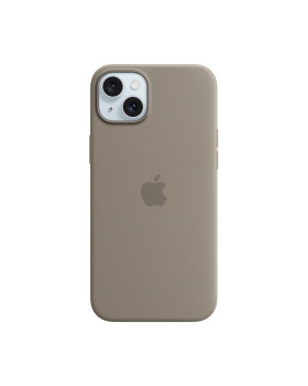 Iphone 15 plus silicone case with magsafe - clay