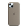 Iphone 15 plus silicone case with magsafe - clay