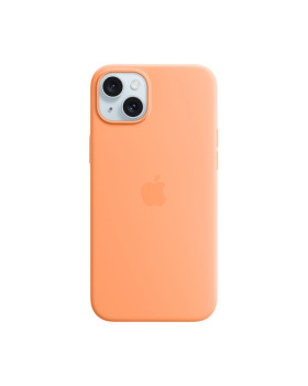 Iphone 15 plus silicone case with magsafe - orange sorbet Iphone 15 plus silicone case with magsafe - orange sorbet