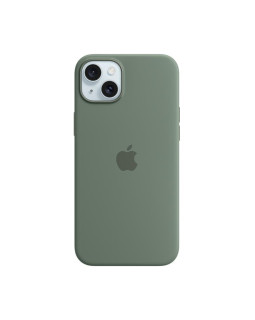 Iphone 15 plus silicone case with magsafe - cypress