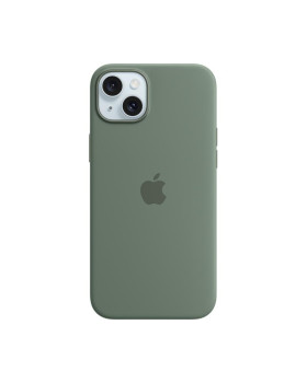 Iphone 15 plus silicone case with magsafe - cypress