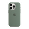 Iphone 15 pro silicone case with magsafe - cypress