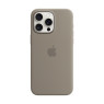 Iphone 15 pro max silicone case with magsafe - clay