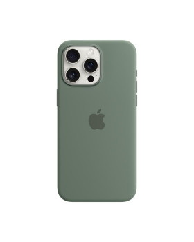 Iphone 15 pro max silicone case with magsafe - cypress