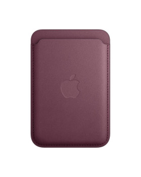Iphone finewoven wallet with magsafe - mulberry
