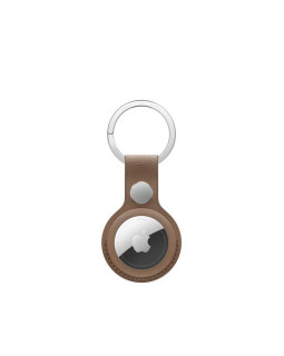 Apple airtag finewoven key ring, pruun