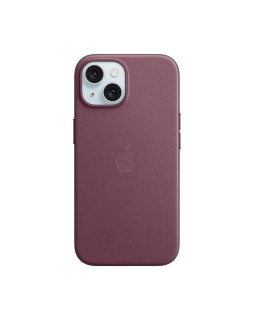 Iphone 15 finewoven case with magsafe - mulberry