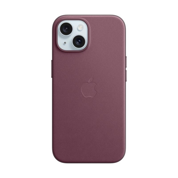 Iphone 15 finewoven case with magsafe - mulberry