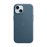 Iphone 15 finewoven case with magsafe - pacific blue