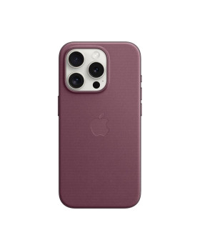 Iphone 15 pro finewoven case with magsafe - mulberry