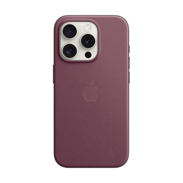 Iphone 15 pro finewoven case with magsafe - mulberry