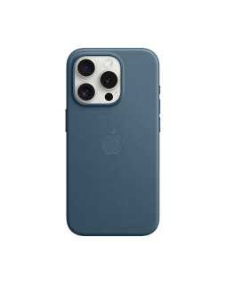 Iphone 15 pro finewoven case with magsafe - pacific blue