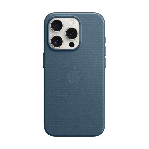 Iphone 15 pro finewoven case with magsafe - pacific blue