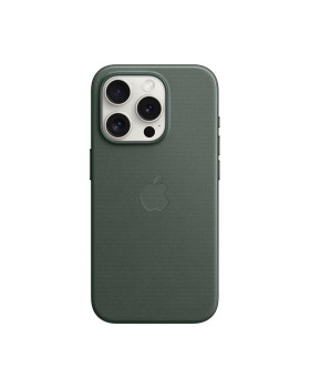Iphone 15 pro finewoven case with magsafe - evergreen
