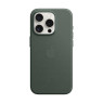 Iphone 15 pro finewoven case with magsafe - evergreen
