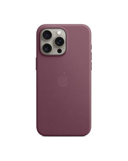 Iphone 15 pro max finewoven case with magsafe - mulberry