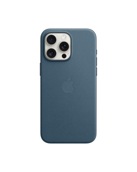 Iphone 15 pro max finewoven case with magsafe - pacific blue