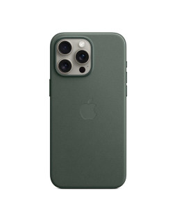 Iphone 15 pro max finewoven case with magsafe - evergreen