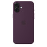 Iphone 16 plus silicone case with magsafe - plum