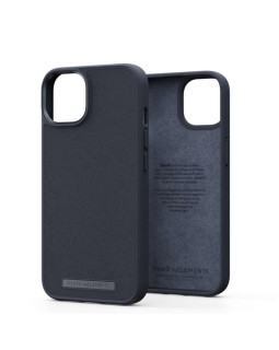 Njord genuine leather case iphone 14 (black)